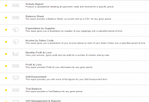 Kashflow Reports